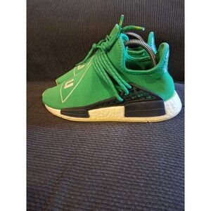 Adidas Pharrell Williams Human Race NMD Green Hu BB0620 Mens Size 6 Sneakers